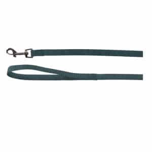 Trela para cães Art Sportiv Plus, verde-escuro, tamanho 2, 15 mm, 1,3 m