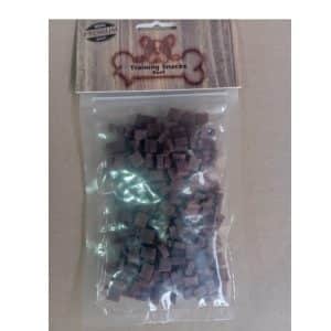Cubos de vaca snacks para cães, 100 g
