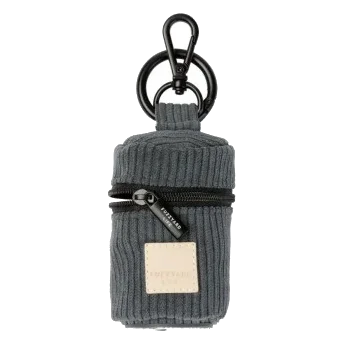 Dispensador de sacos para cão em bombazina FuzzYard Life Slate Grey