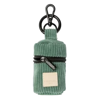 Dispensador de sacos para cão em bombazina FuzzYard Life Myrtle Green