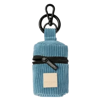 Dispensador de sacos para cão em bombazina FuzzYard Life French Blue