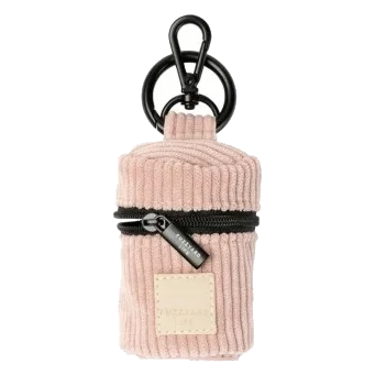 Dispensador de sacos para cão em bombazina FuzzYard Life Soft Blush