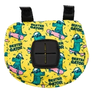 Dispensador de sacos para cães FuzzYard Sk8ter Gator com sacos biodegradáveis