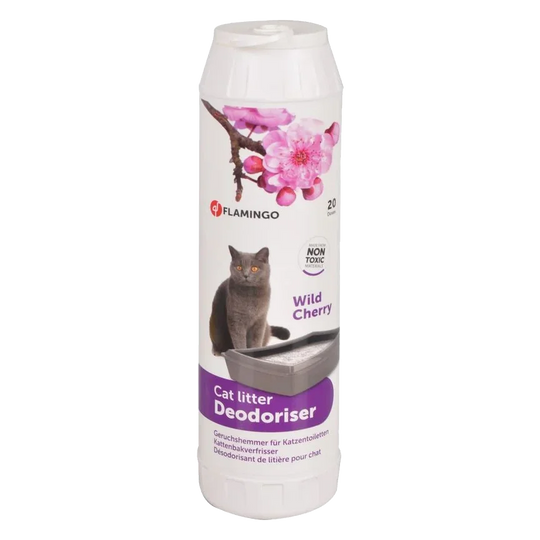 Eliminador de odores para areia de gato