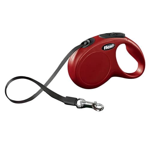 Trela extensível Flexi Compact de fita para cães