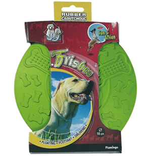 Frisbee de borracha para cães