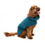 Casaco para cão de gola alta FuzzYard The Cosy, Blue Lagoon (tamanho 1)