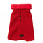 Casaco para cão de gola alta FuzzYard The Cosy, vermelho-cereja (tamanho 1)