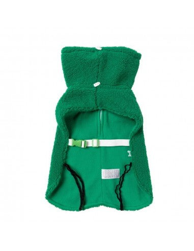 Casaco para cão de gola alta FuzzYard The Snuggle, verde (tamanho 1)