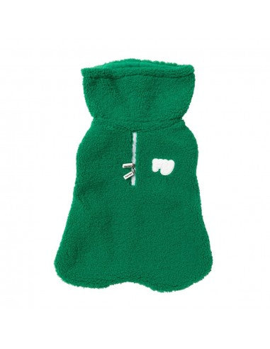 Casaco para cão de gola alta FuzzYard The Snuggle, verde (tamanho 2)
