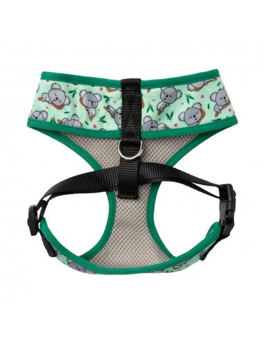 Peitoral respirável para cães FuzzYard Dreamtime Koalas (tamanho S)
