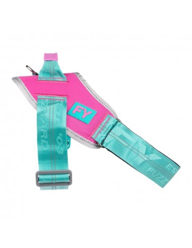Peitoral refletor para cão FuzzYard Flash Bubblegum