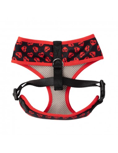 Peitoral respirável para cães FuzzYard Heartbreaker (tamanho XS)