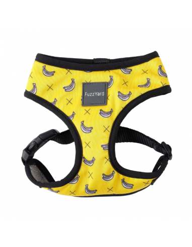 Peitoral para cães FuzzYard Monkey Mania em lycra respirável