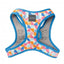 Peitoral step-in para cães FuzzYard Fresh Zest, respirável e refletor