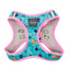 Peitoral step-in para cães FuzzYard Hey Suckers!, respirável e refletor