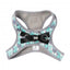 Peitoral step-in para cães FuzzYard Mint Fizz respirável e refletor