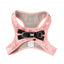 Peitoral step-in para cães FuzzYard Pink Lemonade respirável e refletor