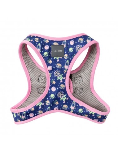 Peitoral step-in para cães FuzzYard Pluto Pup respirável e refletor