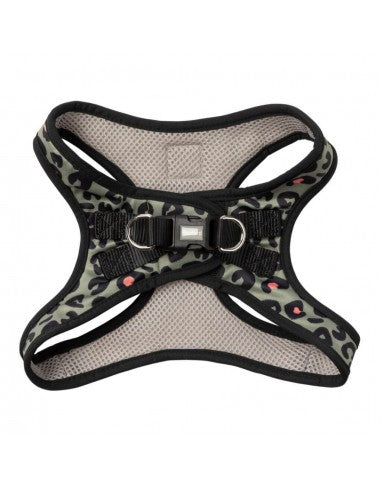 Peitoral step-in para cães FuzzYard Savanna respirável e refletor tamanho XL