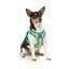 Peitoral step-in para cães FuzzYard Sk8ter Gator respirável e refletor