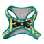 Peitoral step-in para cães FuzzYard Sk8ter Gator respirável e refletor