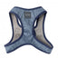 Peitoral step-in para cães FuzzYard Thornbury Aegean Blue respirável e refletor