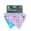 Bandana reversível para cães FuzzYard Bubblegum Burst tamanho S/M
