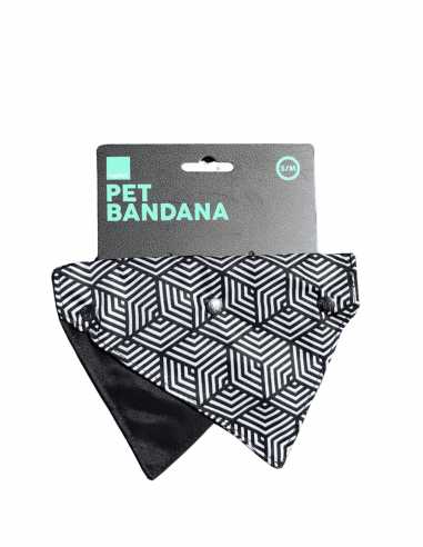Bandana reversível para cães FuzzYard Fitzroy, tamanho S/M
