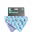 Bandana reversível para cães FuzzYard Mint Fizz, tamanho S/M