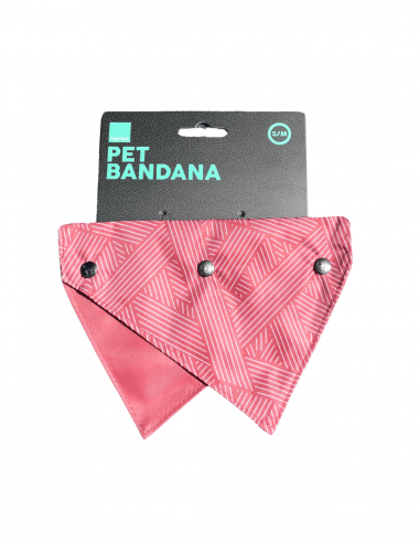 Bandana reversível para cão FuzzYard Thornbury Brick Red S/M