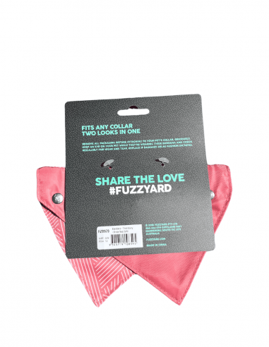 Bandana reversível para cão FuzzYard Thornbury Brick Red S/M