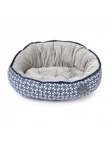 Cama oval reversível para cães FuzzYard Porto (tamanho M)