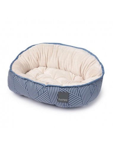 Cama reversível para cães FuzzYard Thornbury Aegean Blue (tamanho M)