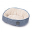 Cama reversível para cães FuzzYard Thornbury Aegean Blue (tamanho S)