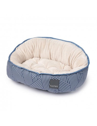 Cama reversível para cães FuzzYard Thornbury Aegean Blue (tamanho S)