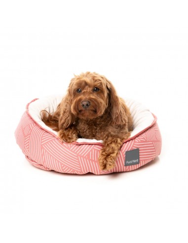 Cama reversível para cães FuzzYard Thornbury Brick Red (tamanho S)