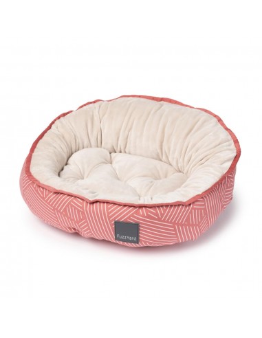 Cama reversível para cães FuzzYard Thornbury Brick Red (tamanho S)