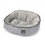 Cama oval reversível para cães FuzzYard Vinca (tamanho M)