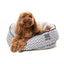 Cama oval reversível para cães FuzzYard Vinca (tamanho M)