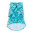 Camisa havaiana para cães FuzzYard Blue Oasis (tamanho 2)