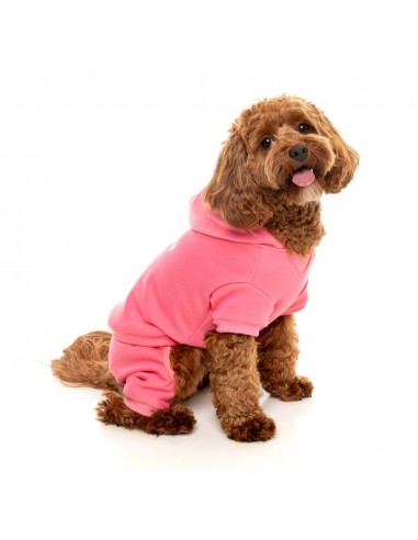 Fato de treino com capuz para cães FuzzYard Chillin' rosa