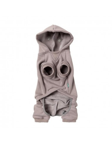 Sweatshirt com capuz para cães FuzzYard Urban cinzento-claro