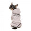 Sweatshirt com capuz para cães FuzzYard Urban cinzento-claro