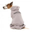 Sweatshirt com capuz para cães FuzzYard Urban cinzento-claro