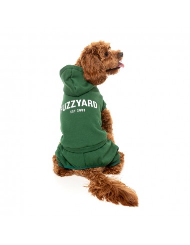 Sweatshirt com capuz para cães FuzzYard Urban verde