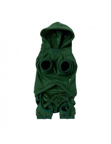 Sweatshirt com capuz para cães FuzzYard Urban verde