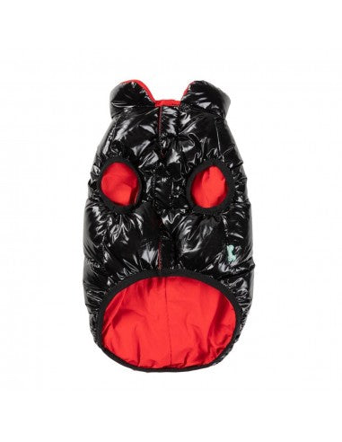Casaco acolchoado para cães FuzzYard Amor preto