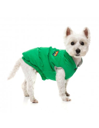 Casaco acolchoado de algodão para cães FuzzYard Ashbury verde