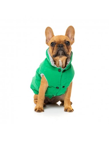 Casaco acolchoado de algodão para cães FuzzYard Ashbury verde